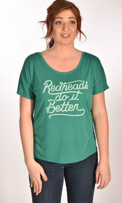 Redheads Do It Better Flowy Simple Tee Ginger Problems