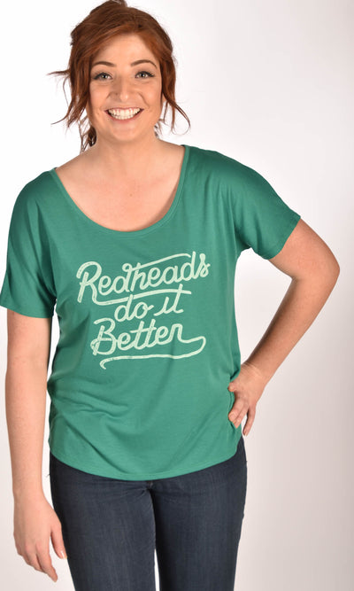 Redheads Do It Better Flowy Simple Tee Ginger Problems