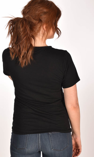 Red Hair Don't Care Circle Raw Neck Unisex Tee Ginger Problems