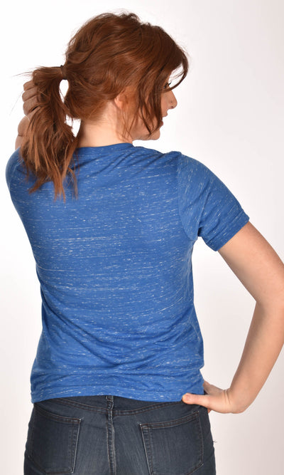 Red Hair Don't Care Retro Royal Marble Unisex Tee Ginger Problems