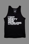 99 Problems Black Unisex Tank- XXL Ginger Problems