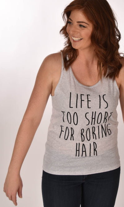 Life is Too Short For Boring Hair Unisex Tank Ginger Problems