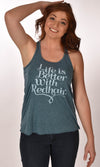 Life Is Better With Red Hair Flowy Racerback Tank Ginger Problems