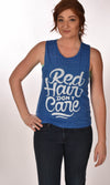 Red Hair Don't Care Swirl Flowy Scoop Marble Tank Ginger Problems
