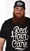 Red Hair Don't Care Swirl Unisex Tee Ginger Problems