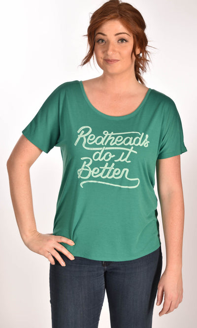 Redheads Do It Better Flowy Simple Tee Ginger Problems