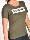 MASH Unisex Raw Neck Military Green Tee Ginger Problems