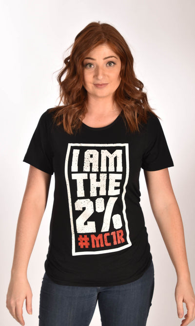 I am the 2% Raw Neck Unisex Tee Ginger Problems