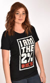 I am the 2% Raw Neck Unisex Tee Ginger Problems