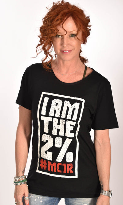 I am the 2% Raw Neck Unisex Tee Ginger Problems