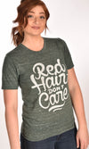 Red Hair Don't Care Swirl Unisex Tee Ginger Problems