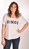 Ginge Varsity Flowy Simple Tee Ginger Problems