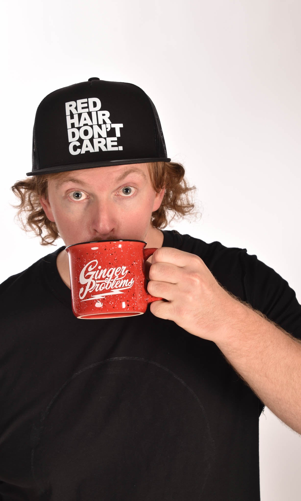 Red Hair Don't Care Snapback Hat Ginger Problems