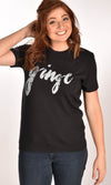 Ginge Black Unisex Tee Ginger Problems