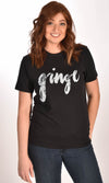 Ginge Black Unisex Tee Ginger Problems