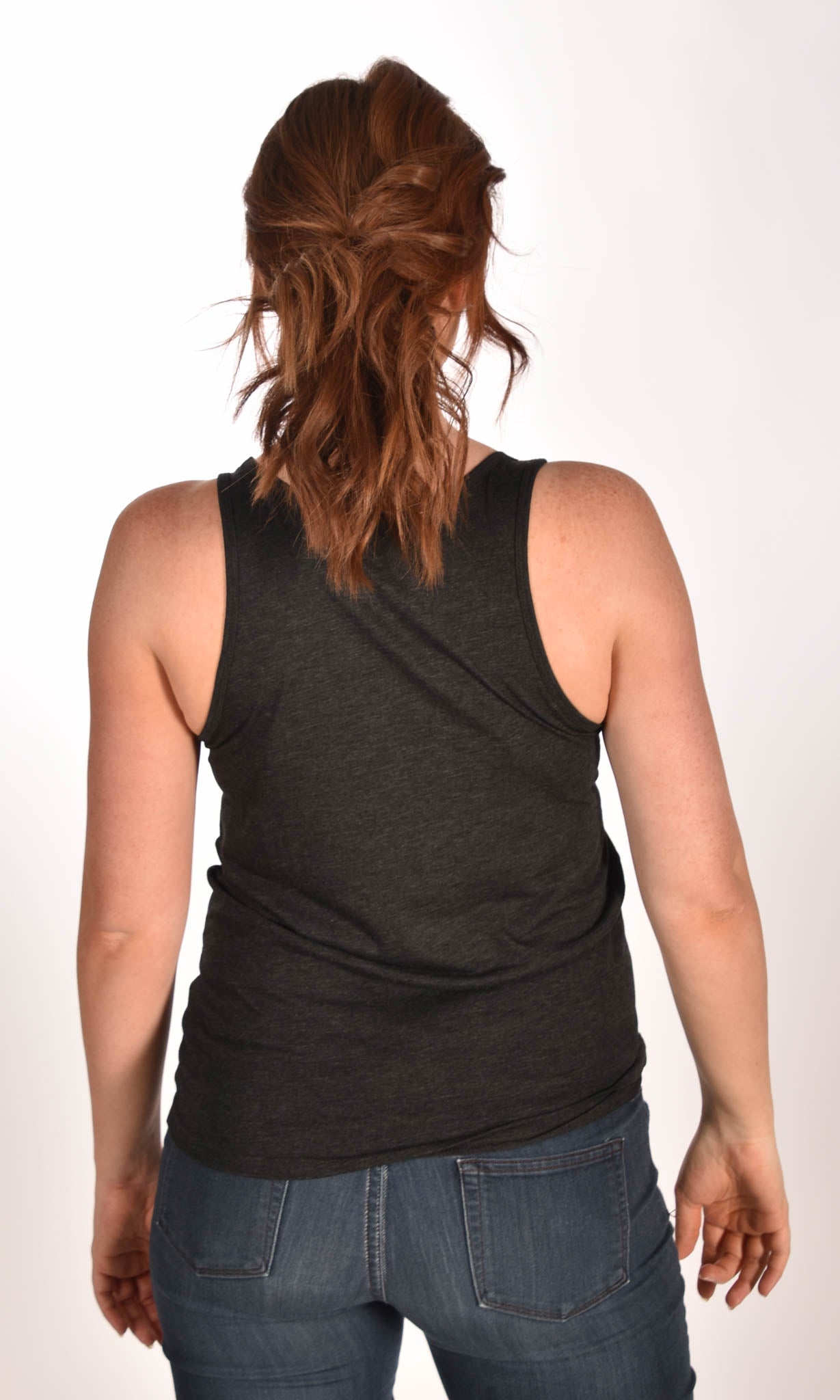 Red Hair Don't Care Retro Charcoal Unisex Tank Ginger Problems