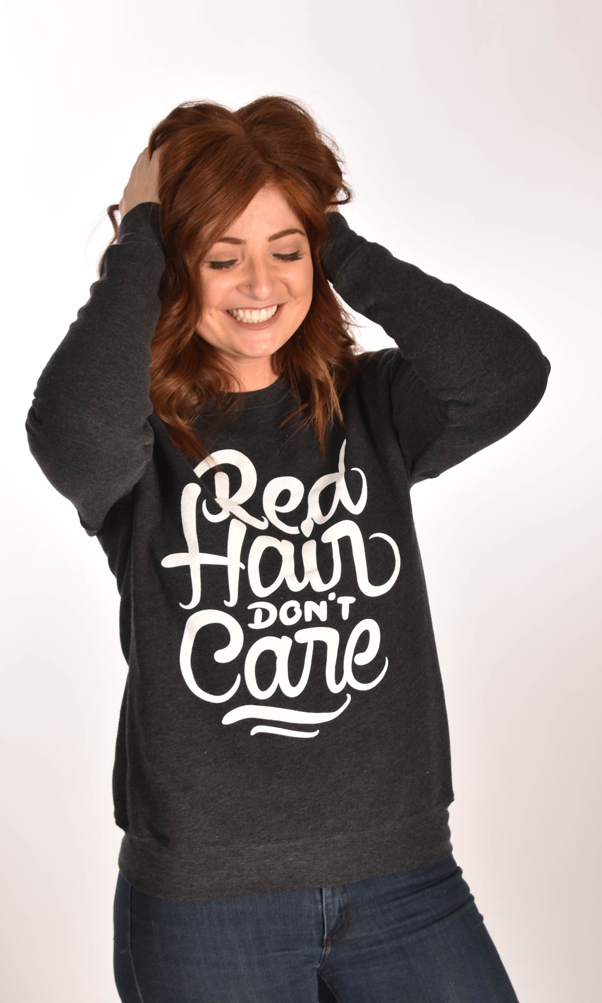 Red Hair Don'T Care: Winter Edition Stock Photos - 53p3vgb