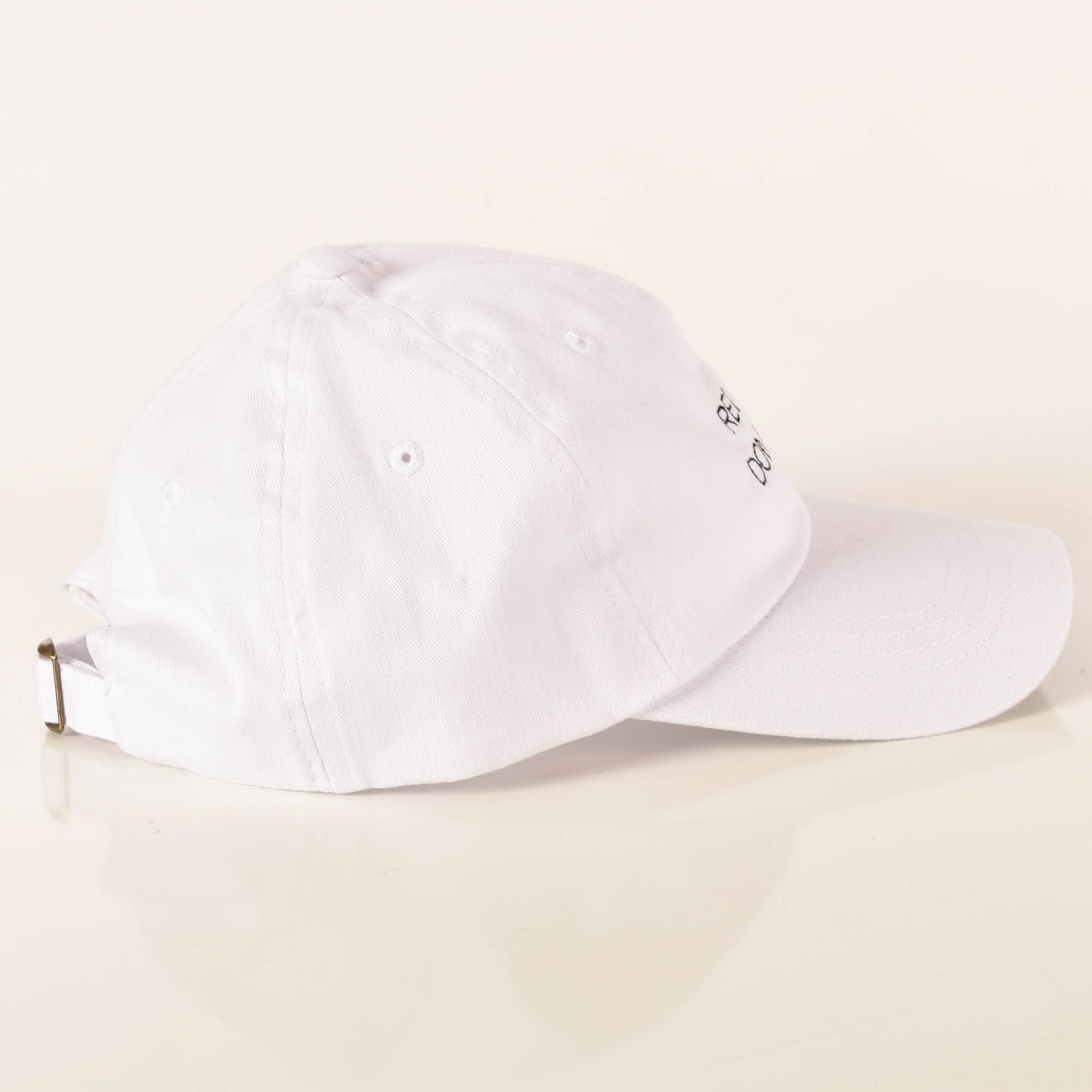 Red Hair Don't Care Simple White Hat Ginger Problems