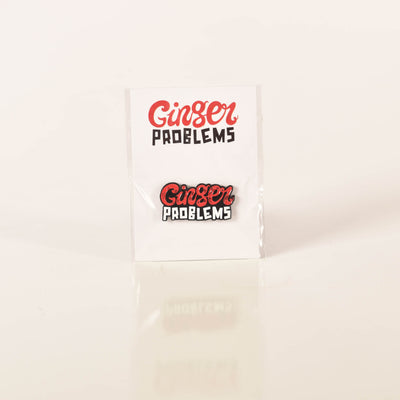 Ginger Problems Logo Pin Ginger Problems