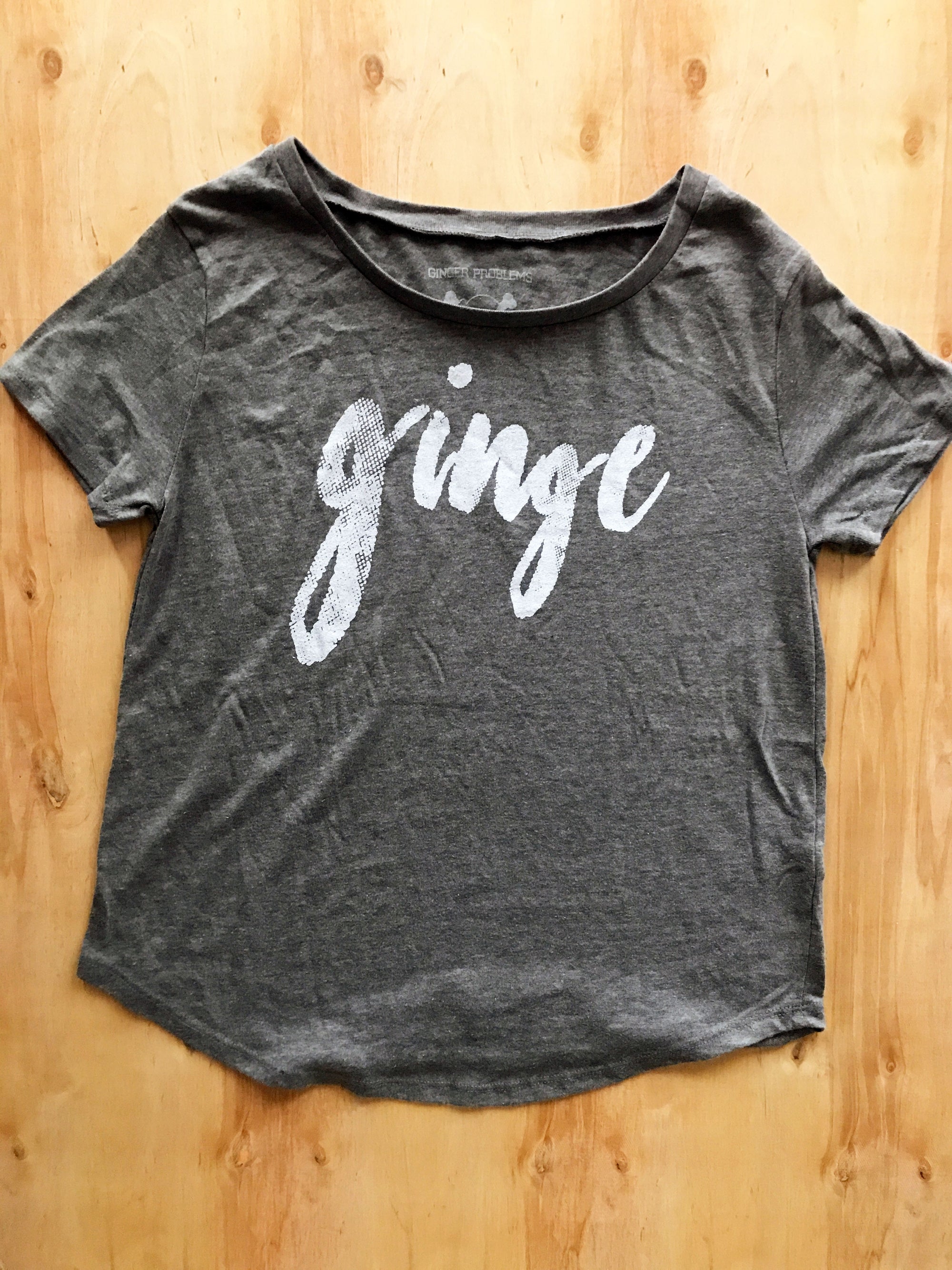 Ginge Vintage Tee Ginger Problems