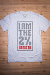 I Am The 2% #MC1R White Unisex Tee Ginger Problems