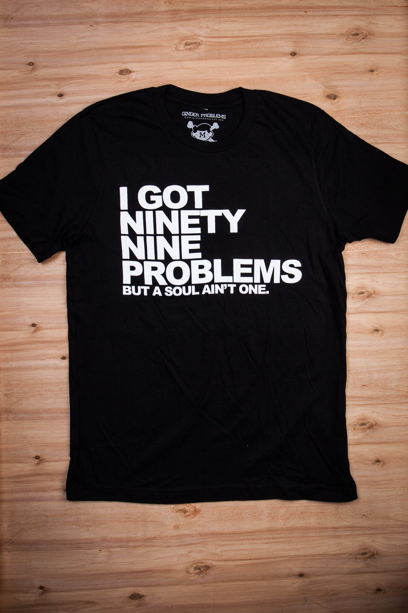 99 Problems Black Unisex Tee - Ginger Problems